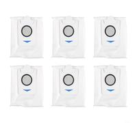 FABULETTA Bolsas desechables para polvo compatibles con ECOVACS para DEEBOT X2 para OMNI Robot Vacuum Ddb030025 Recolección de residuos de alta capacidad, 6 piezas