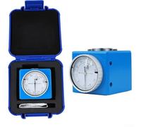 FABULETTA Eje Z mecánico para herramienta Zero Setter 0-2mm Medición 0.01mm Graduación para torno de fresado CNC Cuerpo de metal azul