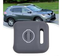 FABULETTA Funda de silicona para llave Nlssan, compatible con Tilda SyIphy Blueblrd, funda impermeable de agarre suave, diseño antideslizante para llaves de coche (negro)