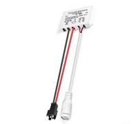 FABULETTA Interruptor de atenuación con sensor táctil LED de 12 V - Controlador de luz inteligente de 5 A 60 W con función de atenuación para espejos acrílicos, de vidrio y de gabinete (B)