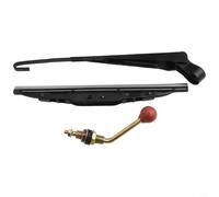 FABULETTA Juego de limpiaparabrisas UTV manual resistente para Polaris para rzr 800 900 1000 para xp para Can Am Maverick X3 para comandantes para modelos Honda UTV (Arm280 mm + wiper250 mm)