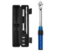FABULETTA Juego de llaves dinamométricas ajustables de 10 a 60 Nm, 3/8 con barra de extensión, llave tipo clic de 72 dientes para tuercas de llanta automáticas, manubrio de bicicleta y reparación