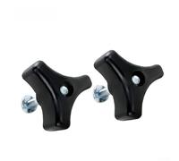 FABULETTA Kit de pernos para mango de cortacésped, tornillo triangular de repuesto para la mayoría de los modelos, 7,74 mm, color negro, resistente, 2 juegos