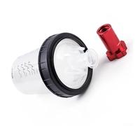 FABULETTA Kit eficiente de mezcla y pulverización de pintura, 50 juegos de vasos y ollas desechables con distribución uniforme de la presión para proyectos industriales marinos y artísticos