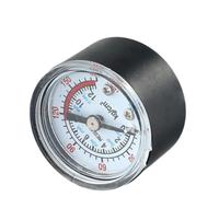 FABULETTA Manómetro de compresor de aire 0 - 180 PSI, rosca NPT 1/8, para herramientas neumáticas e hidráulicas, con esfera grande y fácil de leer y caja de metal