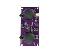 FABULETTA Módulo de control remoto inalámbrico de 8 canales 2.4G Joystick doble relación completa dirección 50M rango DIY Kit para modelos RC púrpura negro