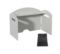 FABULETTA Parabrisas plegable de acero de hierro de 0,8 mm de grosor para estufas de gas butano, protector de viento de 360 grados con bolsa de almacenamiento para acampar al aire libre, senderismo