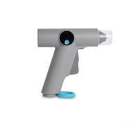 FABULETTA Pistola de pegamento de fusión en caliente inalámbrica, pantalla digital, recargable por USB, calor rápido para manualidades de madera y plástico (6 piezas)