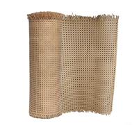 FABULETTA Rollo de correas de caña de ratán, hoja de malla tejida natural para silla, decoración del hogar en varios anchos y longitudes, alta elasticidad (K)