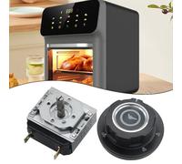 FABULETTA Temporizador de 6090 minutos para coche de vapor con botón giratorio e interruptor de timbre, perfecto