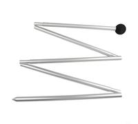 FABULETTA Toldo de playa de aleación de aluminio de 1,6/2 m para camping, fiesta, extensible, ajustable, toldo de playa plegable (inoxidable)