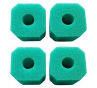 FABULETTA Tubos de esponja para filtro de acuario V1 S1, elemento de espuma de repuesto para unidades de carcasa estándar, medios de filtración sin marca, piezas verdes para entornos acuáticos (verde