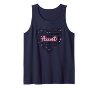 Fabulosa Tía Amada Corazón Palabras Arte Camiseta sin Mangas