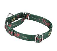 Fabuloso Collar de Perro Hyhug Pets Que se Detiene automáticamente: Collar Martingale a Prueba de Escape para Perros Uso Diario para Caminar y Entrenar. (Pequeño S, Patrón de Ciruela)