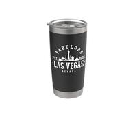 Fabuloso Las Vegas Nevada Skyline Classic Sport Vaso térmico de acero inoxidable de doble pared