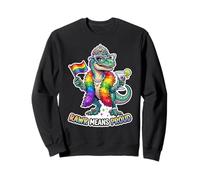 Fabuloso Rainbow Pride-o-Saurus Rex Sudadera