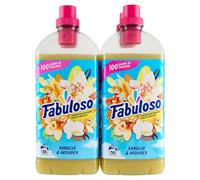 Fabuloso Suavizante concentrado perfumado de vainilla y orquídea, 4 x 1,25 l, fragancia que dura semanas* | Fragancia activada por el movimiento | Hace que las prendas sean más fáciles de planchar** |