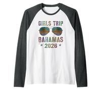 Fabuloso Viaje DE NIÑAS Bahamas 2026 Vacay Beaching Travel Camiseta Manga Raglan