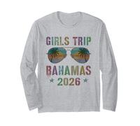 Fabuloso Viaje DE NIÑAS Bahamas 2026 Vacay Beaching Travel Manga Larga