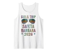 Fabuloso Viaje NIÑAS Santa Barbara 2026 Vacay Beaching Travel Camiseta sin Mangas