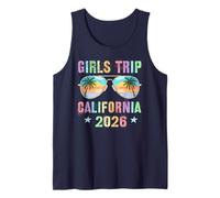 Fabuloso Viaje para NIÑAS California 2026 Vacay Beaching Travel Camiseta sin Mangas