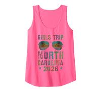 Fabuloso Viaje para NIÑAS Carolina del Norte 2026 Vacay Vacay Travel Camiseta sin Mangas