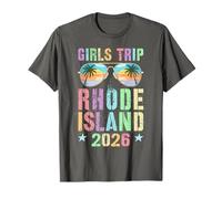 Fabuloso Viaje para NIÑAS Rhode Island 2026 Vacaciones Playa Camiseta