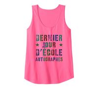 Fabulosos Estudiantes franceses ÚLTIMO DÍA DE Escuela Autógrafos Camiseta sin Mangas