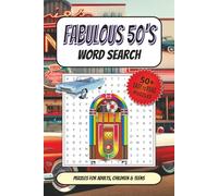 Fabulous 50's Word Search Puzzle Book: Word Searches with Easy to Read Print about the Fabulous 50's,1950's Culture, The Golden Age and more | 6x9 ... Gift for Vacations, Holidays, and Free Times