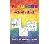 Fabulous Activity Book Fun Puzzles: Queer Brain Games Including Word Search, Sudoku, Mazes | LGBTQ themed