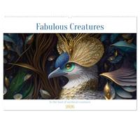 Fabulous creatures - In the land of mythical creatures (Wall Calendar 2026 DIN A2 landscape), CALVENDO 12 Month Wall Calendar: Fabulous animals from the land of fantasy