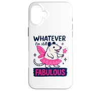 Fabulous Possum Fairy Outfit Sassy, Sparkly, and Unbothered Carcasa para iPhone 16 Plus
