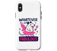 Fabulous Possum Fairy Outfit Sassy, Sparkly, and Unbothered Carcasa para iPhone X/XS