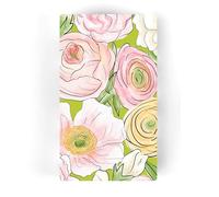 Fabuplates Servilletas de papel floral de acuarela de 24 quilates, toallas de mano desechables de primera calidad para tocador, baño de invitados, fiestas en el jardín, elegante diseño de primavera