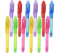 Faburo 12 Piezas Bolígrafo de Tinta Invisible, Regalos Cumpleaños Niños Colegio Detalles Cumpleaños Infantil | Relleno Piñata | Regalitos Invitados | Regalos Alumnos Primaria 3~6 años Juguetes Niño