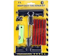 Faburo 14 PCS Kit Repara Pinchazos Coche/Moto/Caravana, Kit de Antipinchazos Accesorios Coche/Accesorios Moto para Emergencia, Mechas Pinchazos, Fácil Uso sin Experiencia
