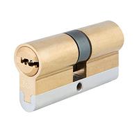 Fac 23237 Cilindro de Perfil Europeo de Alta Seguridad, Latonado, 62 mm