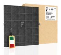 FAC FC120 para campana de cocina - Compatible con Airforce AFFCAF16CS, Arthur Martin AFCV9031, Whirlpool AMC981, Elica CFC0010590 - Alto rendimiento - Dimensiones 263x258x17 mm - Fabricación Italia