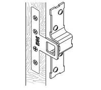 Fac seguridad - Juego cerradero solapado 302 niquelado (5u)