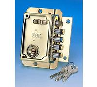 Fac seguridad s-90p - Cerradura sobreponer izquierda/o dorado