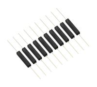 FACAIIO 10 interruptores de láminas encapsulados de plástico de 3 x 13 mm, sensor inductivo magnético, control de circuito de montaje en PCB, color negro