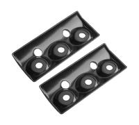 FACAIIO 2 placas de tambor cepilladoras 187679-5 para Makita M1901 M1902 DKP180 MT191 M193 cabezal de repuesto para cepilladora eléctrica, color negro