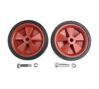 FACAIIO 2 ruedas giratorias para compresor de aire con absorción de impactos y diseño antideslizante para bombas de aire, máquinas sin aceite, compresores de aire (6 pulgadas)