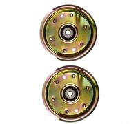 FACAIIO 2 unids para polea tensora plana para piezas de cortacésped 956-04129 756-04129B 756-04129C 753-08171 Guía de correa de alta resistencia