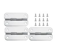 FACAIIO 3 bisagras y tornillos de acero inoxidable 304 resistentes para piezas de enfriador iglú, se adapta a cofres de hielo rectangulares de hasta 165 cuartos de galón