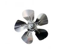 FACAIIO 4 ventiladores de aluminio con hojas de 28 grados para refrigerador, sistema de refrigeración de motor de CA, construcción de aleación, fácil instalación