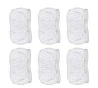 FACAIIO 6 recambios de almohadillas lavables para mopa Polti Vaporetto Smart 100 modelos Powerfresh, paños de limpieza de microfibra gruesos para el cuidado diario del suelo