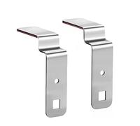 FACAIIO Abrazadera de fijación de cajón ajustable, herramienta de instalación de gabinete de acero inoxidable con 2 clips de alineación de paneles frontales de cajón