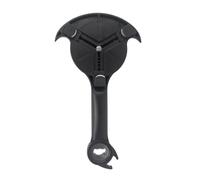 FACAIIO Abrelatas de mano multiusos 5 en 1 para cocina y restaurante, bloqueo ajustable para mecanismo, diseño ergonómico de ABS, rango de agarre de 2,5 a 9 cm