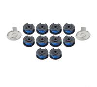 FACAIIO AC14RL3A - Juego de línea y tapa de repuesto para recortadora de cuerda, 11 pies por carrete, para varios modelos de recortadora inalámbrica RY40200 RY24021 (10+2)